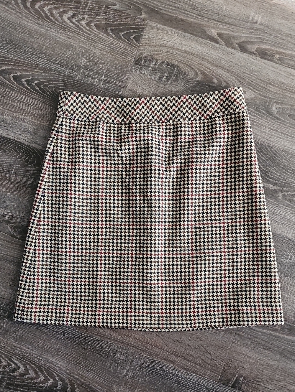 🌵 J.Crew Houndstooth Wool Mini Skirt 🌵